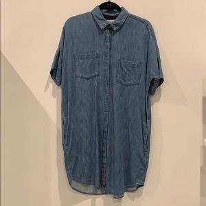 Madewell courier denim dress